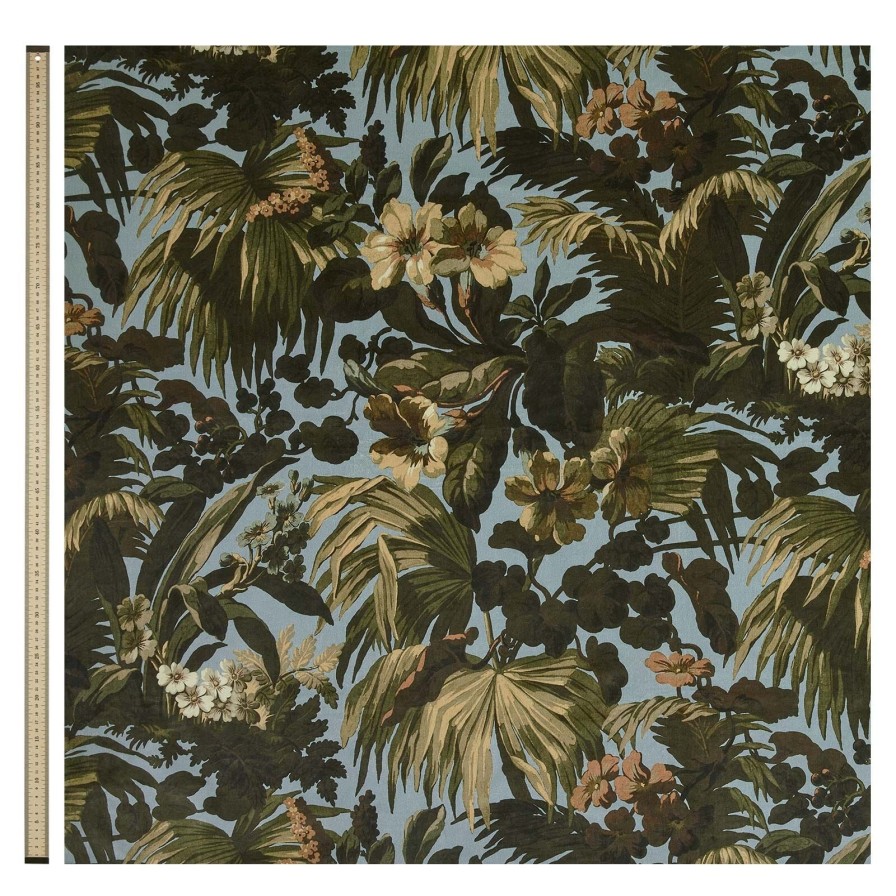 Fabric House of Hackney | Limerence Velvet Blind-Sky