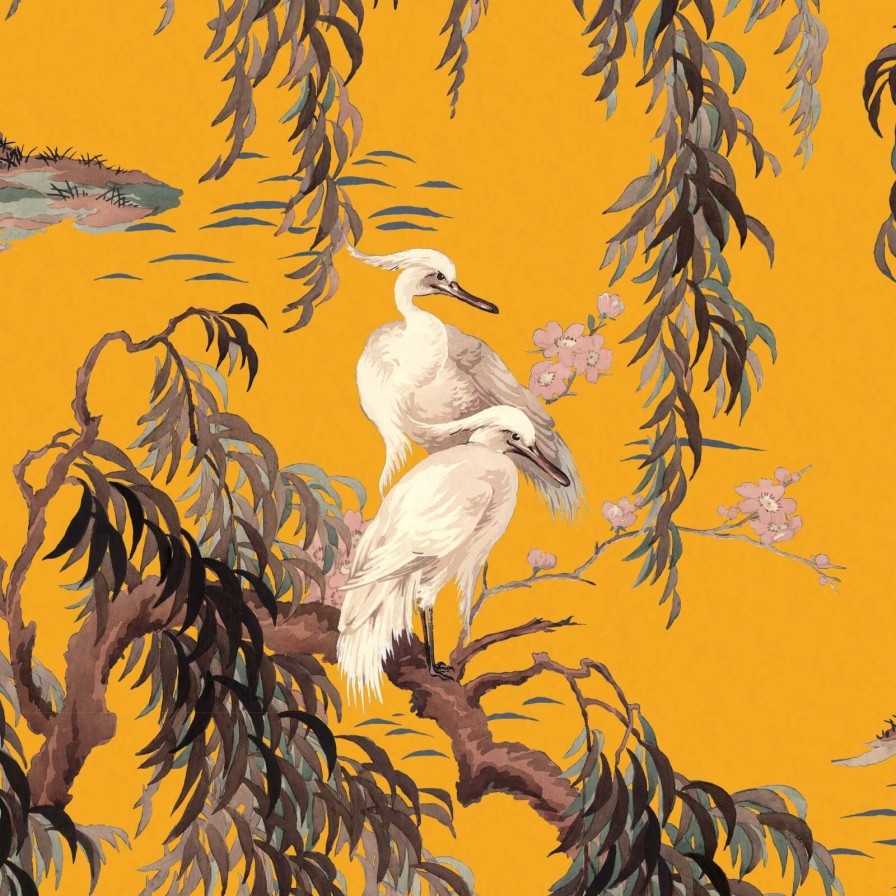 Wallpaper House of Hackney | Zeus Wallpaper-Ochre