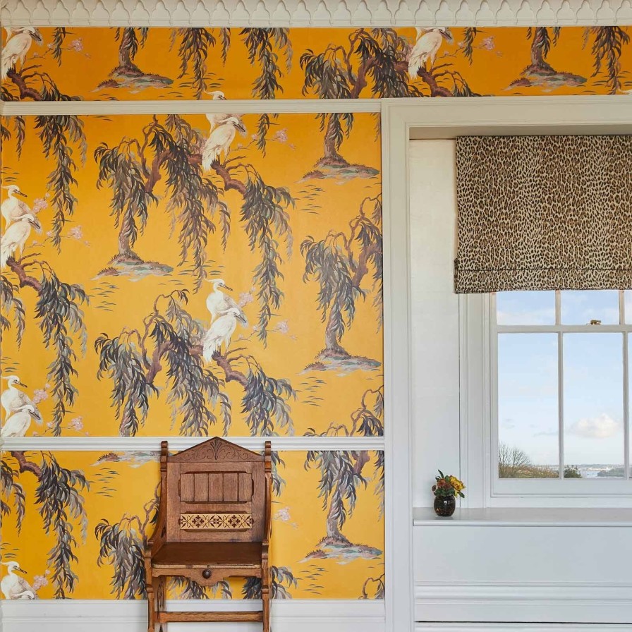 Wallpaper House of Hackney | Zeus Wallpaper-Ochre