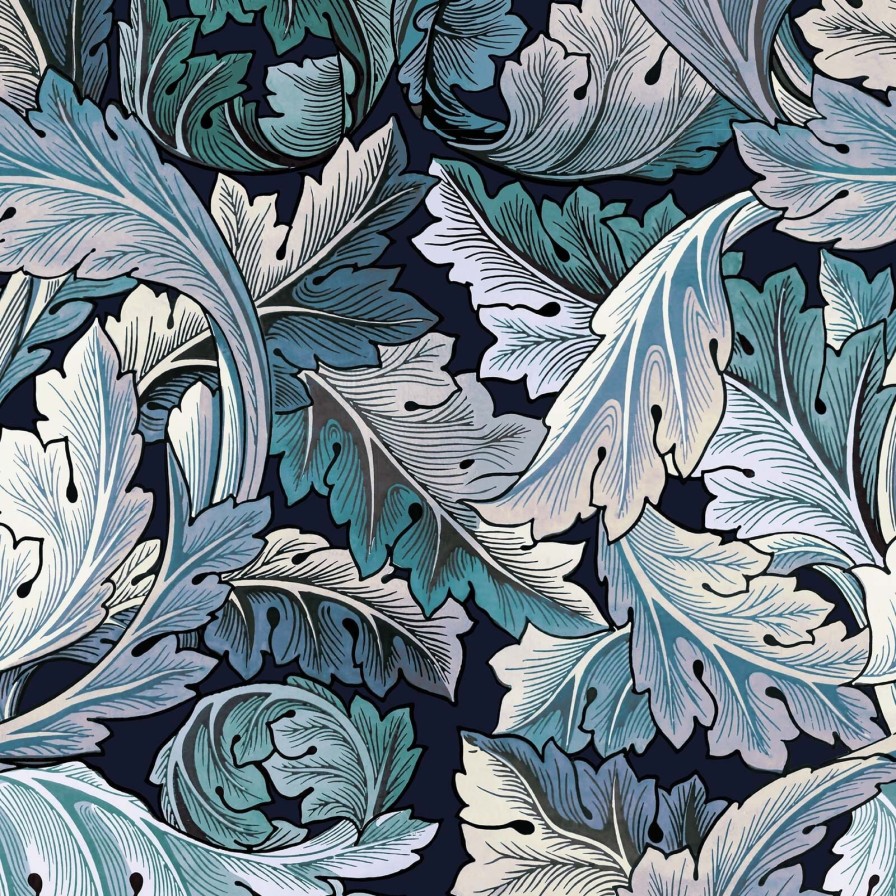 Wallpaper House of Hackney | Acanthus Wallpaper-Blue & Midnight