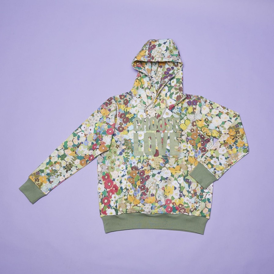 Accessories House of Hackney | Hollyhocks 'Choose Love' Hoodie-Summer M