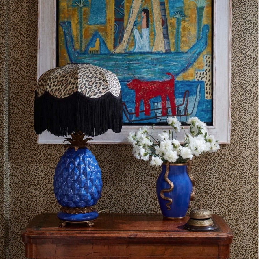 Accessories House of Hackney Lamp Bases | Ananas Lampstand-Lapis Lazuli