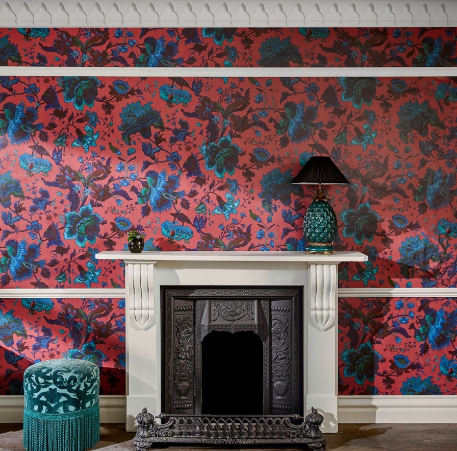Wallpaper House of Hackney | Majorelle Wallpaper-Viola Pink