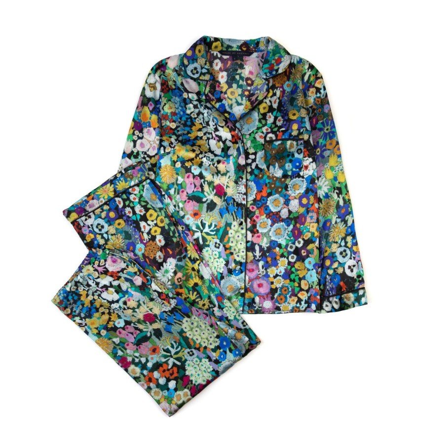 Accessories House of Hackney | Woodstock Seymour Silk Pj Set-Meadow