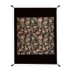Furnishings House of Hackney Bedding | Florafantasia Jacquard Blanket-Noir