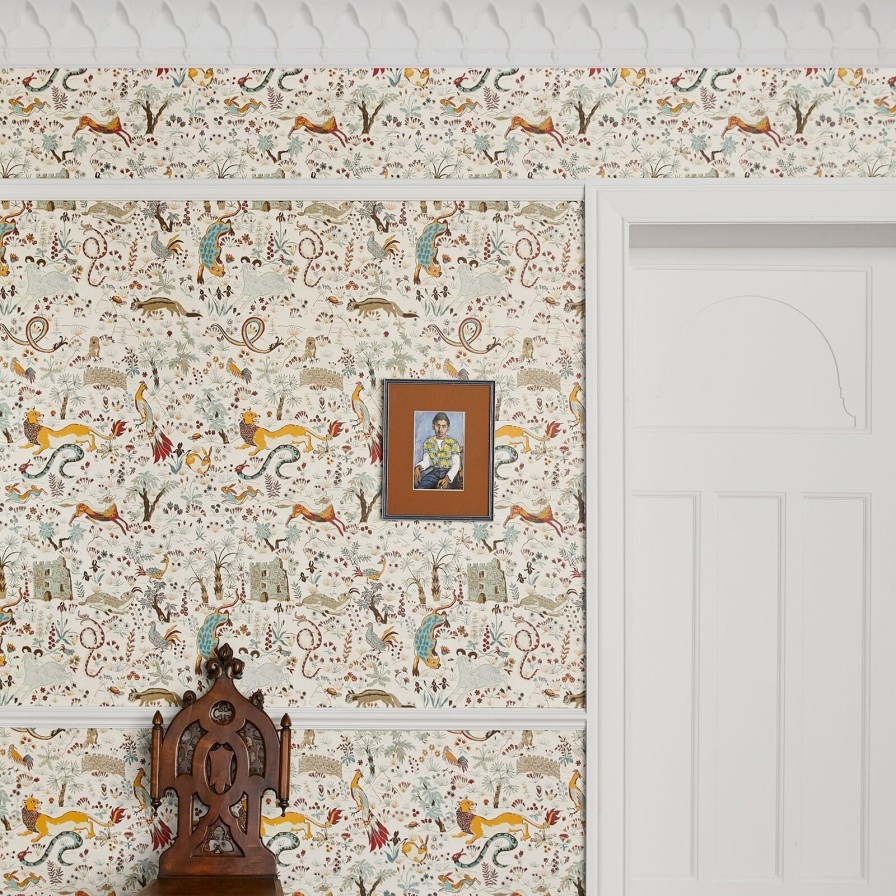 Wallpaper House of Hackney | Trematonia Wallpaper-Ecru