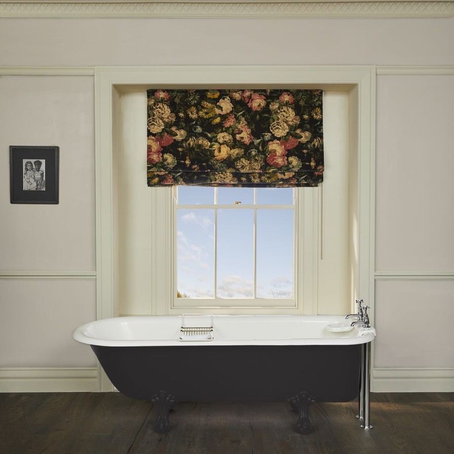 Fabric House of Hackney | Midnight Garden Velvet Blind-Multi
