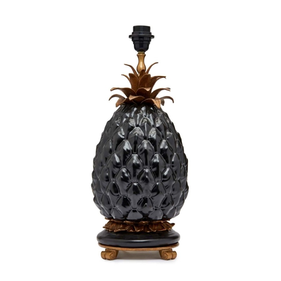 Accessories House of Hackney Lamp Bases | Ananas Lampstand-Black