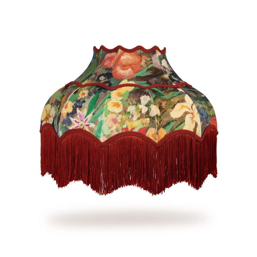 Accessories House of Hackney Lampshades | Floribunda Magna Velvet Isabella Lampshade-Zenith
