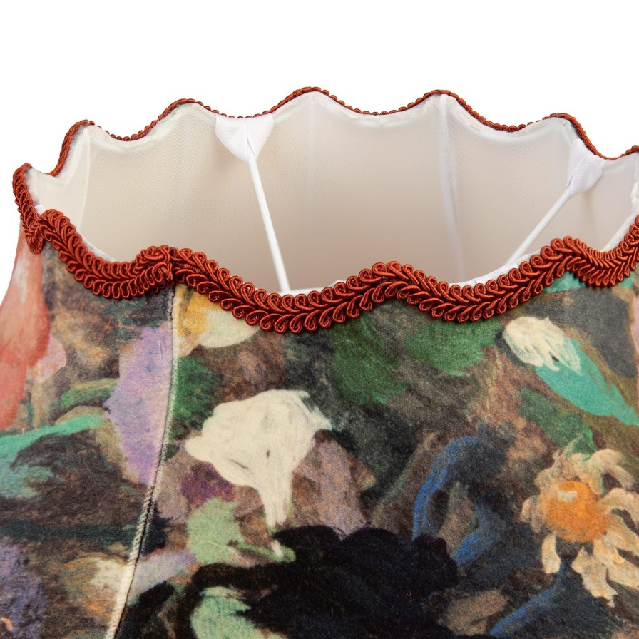 Accessories House of Hackney Lampshades | Floribunda Magna Velvet Isabella Lampshade-Zenith