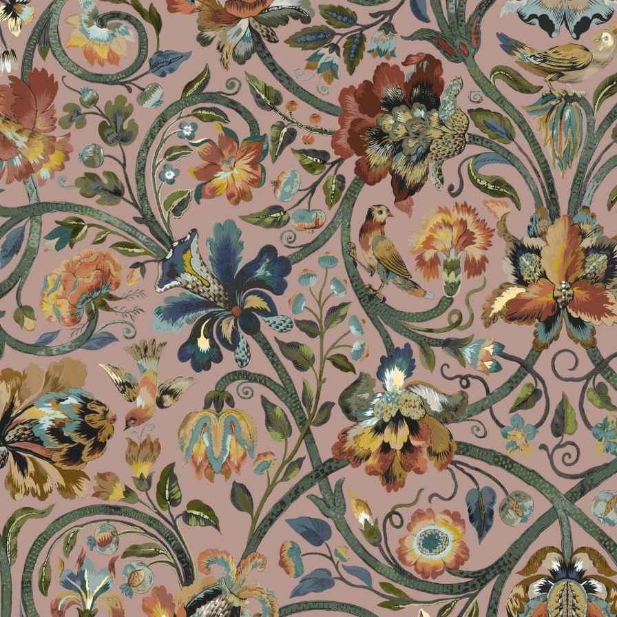 Wallpaper House of Hackney | Gaia Wallpaper-Blush