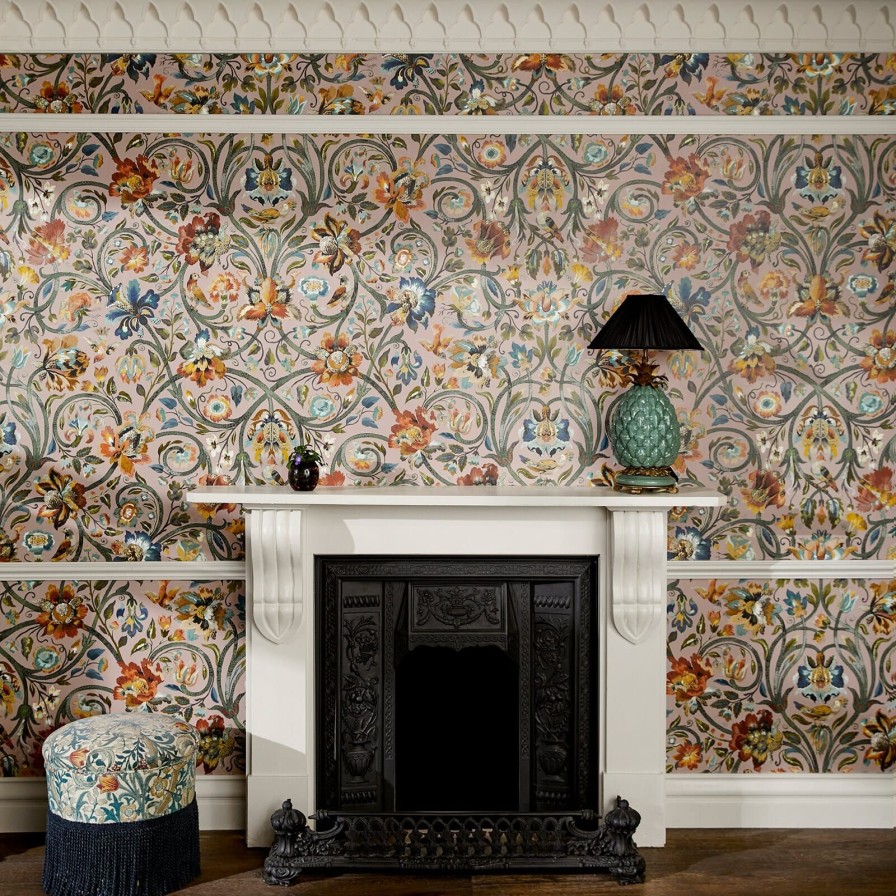 Wallpaper House of Hackney | Gaia Wallpaper-Blush