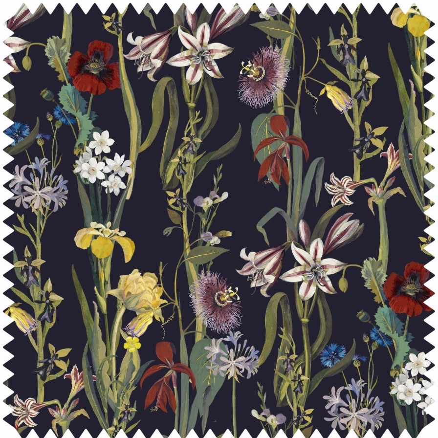 Fabric House of Hackney | Flora Delanica Blind-Midnight