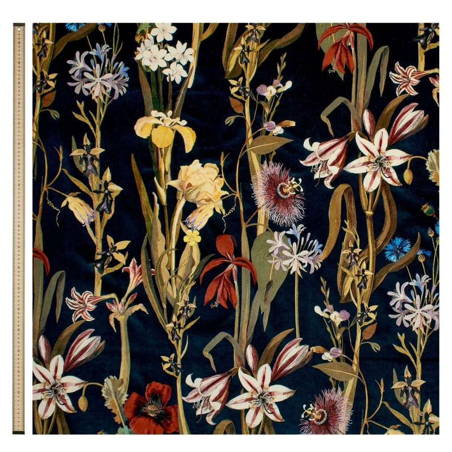 Fabric House of Hackney | Flora Delanica Blind-Midnight