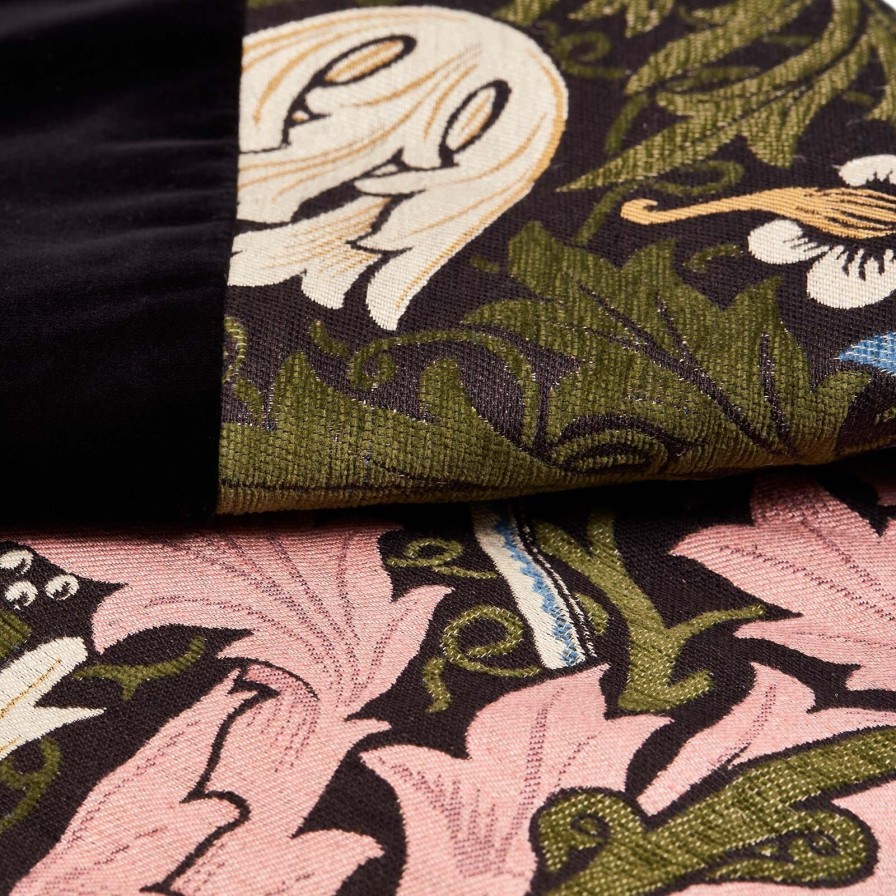 Furnishings House of Hackney Bedding | Compton Jacquard Blanket-Onyx