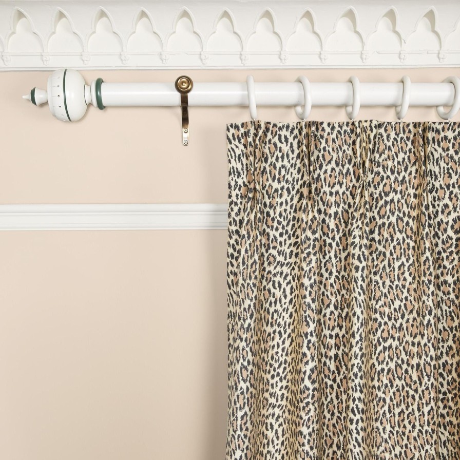 Fabric House of Hackney | Wild Card Jacquard Curtain-Butterscotch