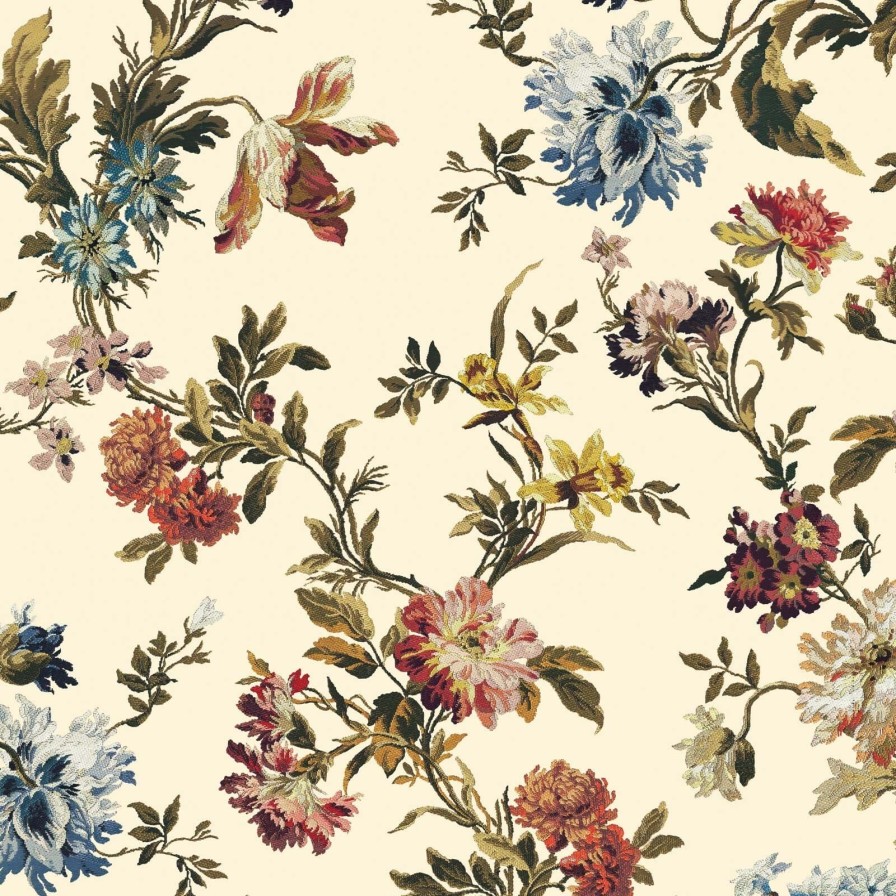 Wallpaper House of Hackney | Rosetta Wallpaper-Ecru