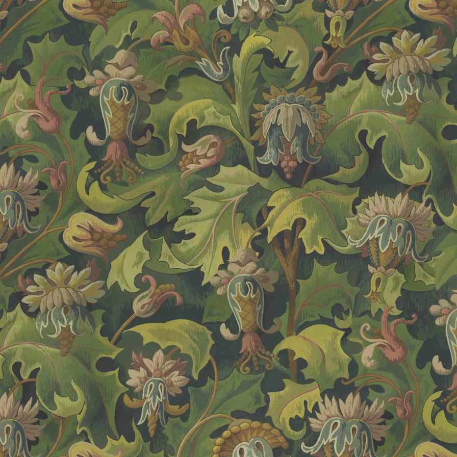 Wallpaper House of Hackney | Vespertine Wallpaper-Verde