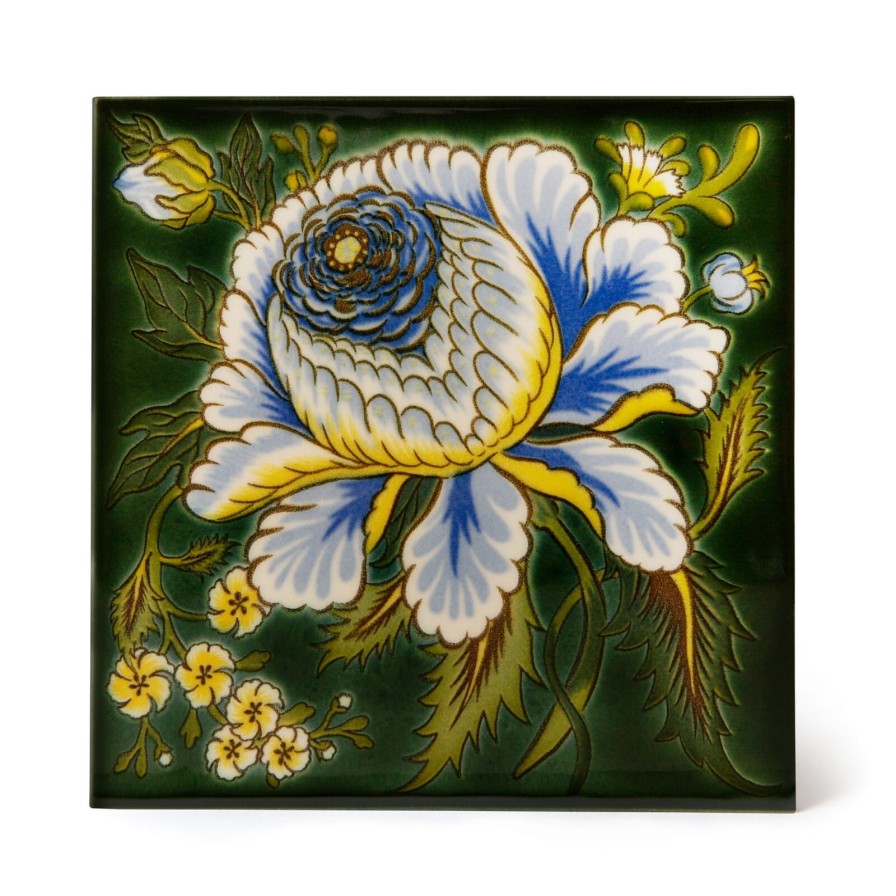 Furnishings House of Hackney Tiles | Artemis Rose Printed Tiles-Verde