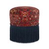 Furnishings House of Hackney Bottomans | Mey Meh Velvet Bottoman-Sienna