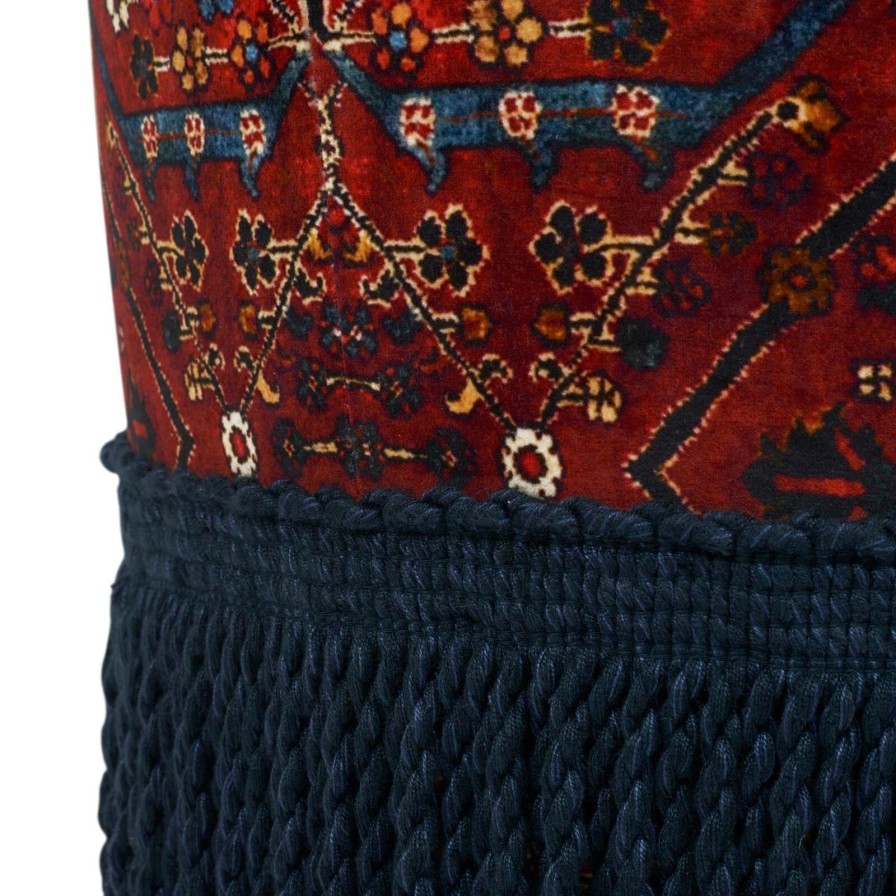 Furnishings House of Hackney Bottomans | Mey Meh Velvet Bottoman-Sienna