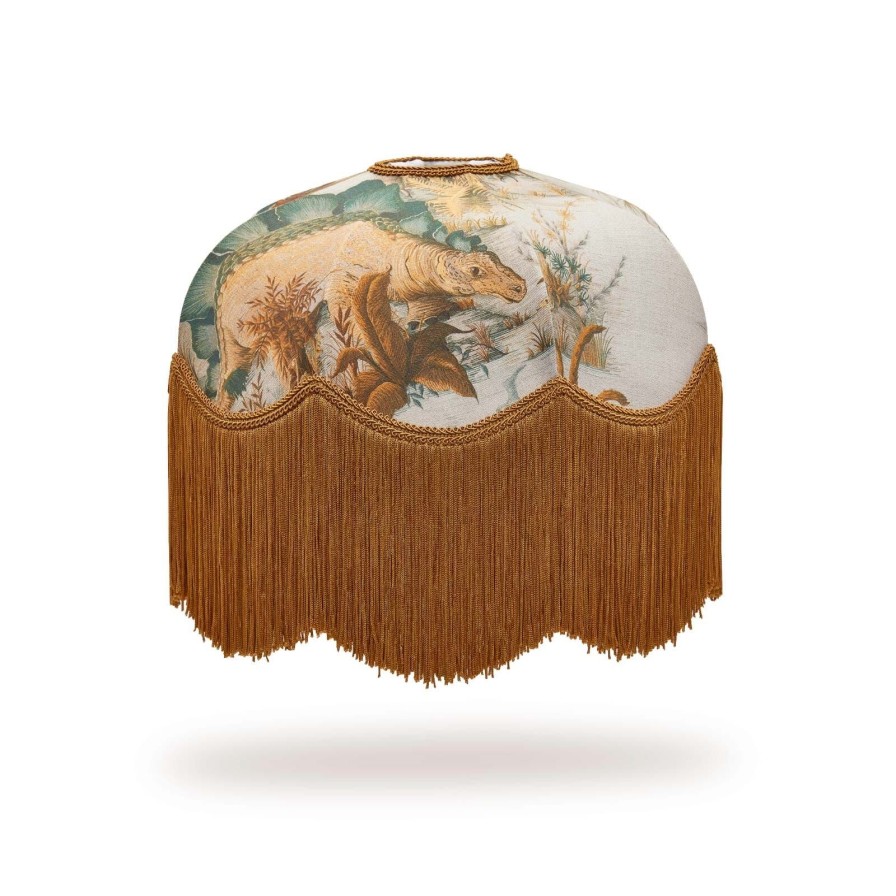 Accessories House of Hackney Lampshades | Dinosauria Cotton Linen Tilia Lampshade-Dusk
