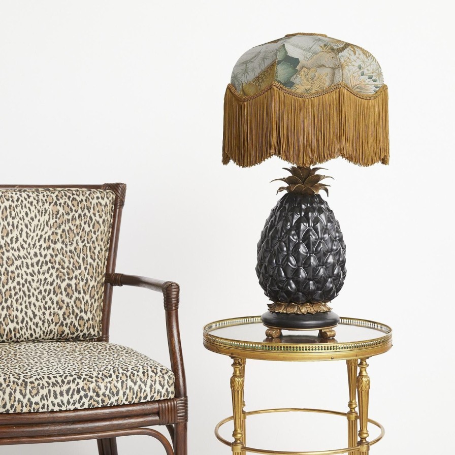 Accessories House of Hackney Lampshades | Dinosauria Cotton Linen Tilia Lampshade-Dusk