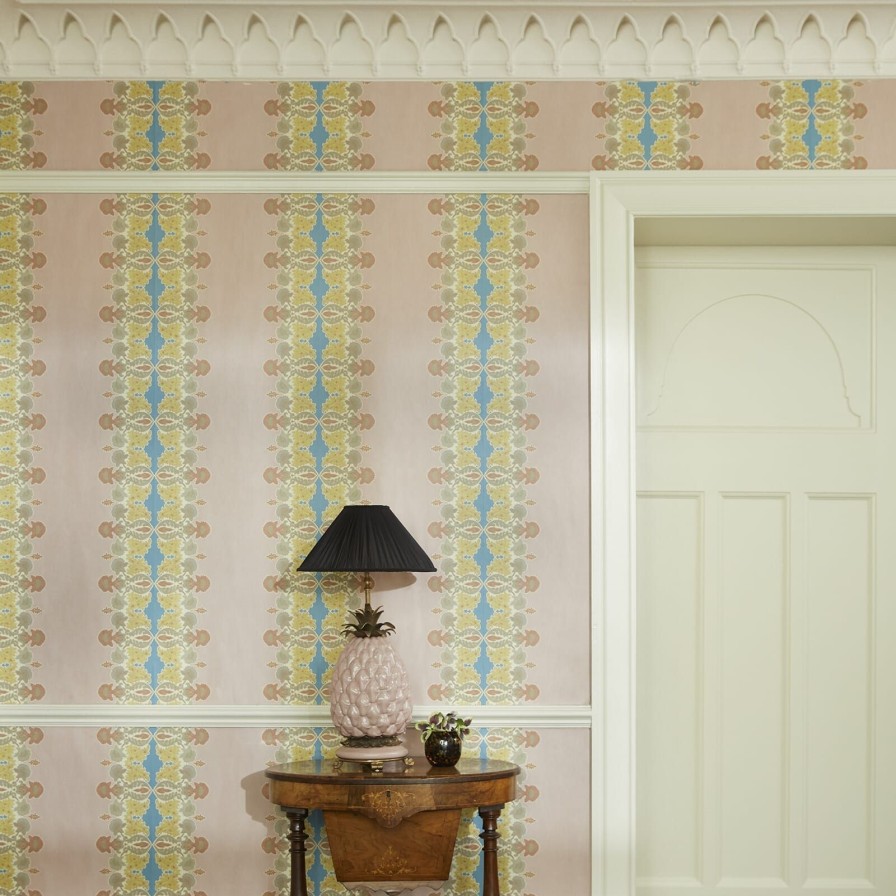 Wallpaper House of Hackney | Emania Stripe Wallpaper-Plaster