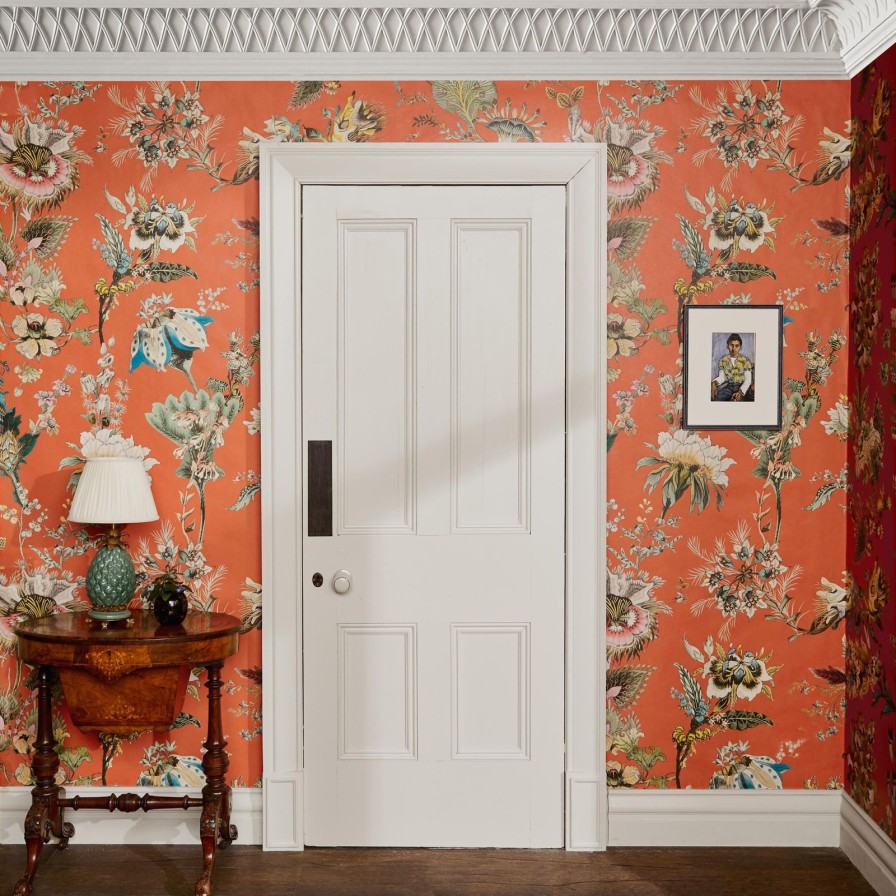 Wallpaper House of Hackney | Flora Fantasia Wallpaper-Amber