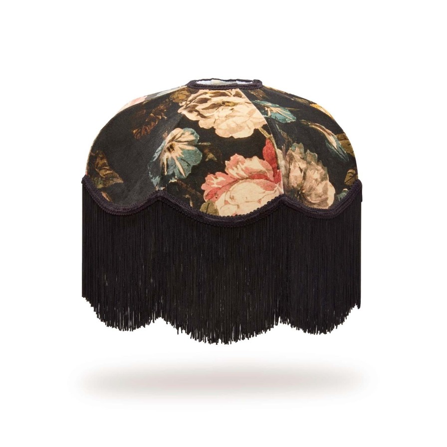 Accessories House of Hackney Lampshades | Midnight Garden Velvet Tilia Lampshade-Multi