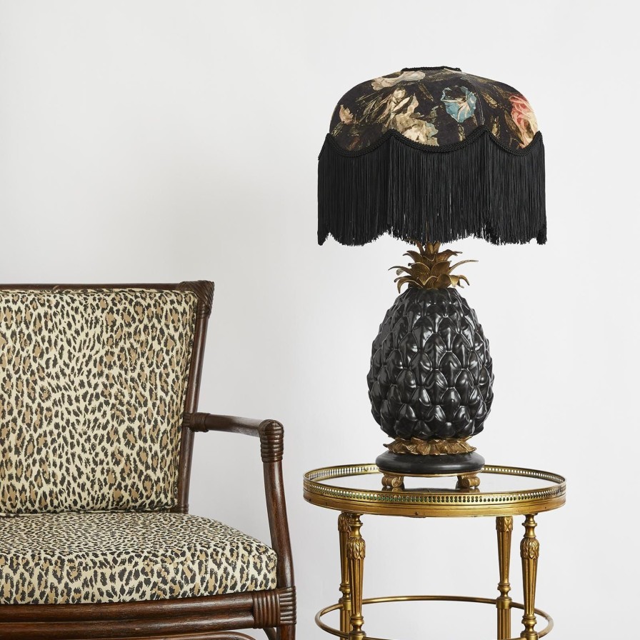 Accessories House of Hackney Lampshades | Midnight Garden Velvet Tilia Lampshade-Multi