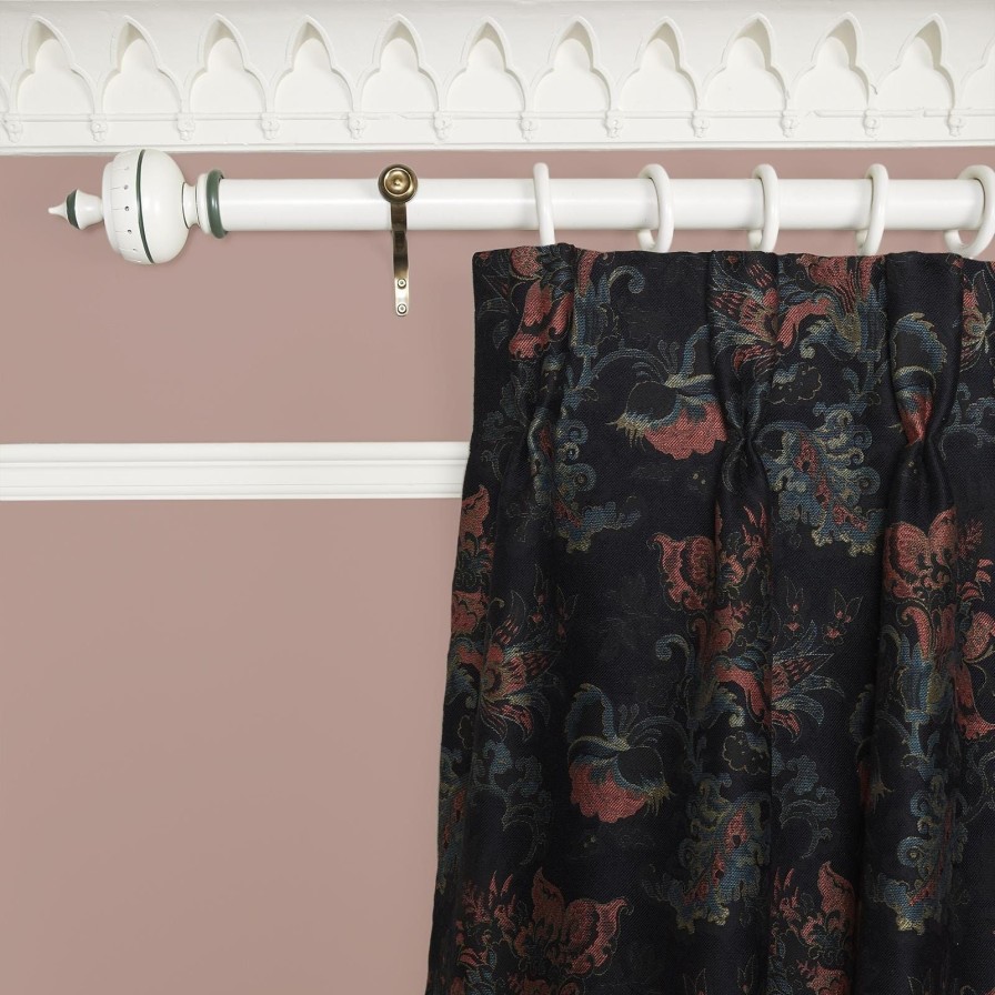Fabric House of Hackney | Persephone Jacquard Curtain-Noir