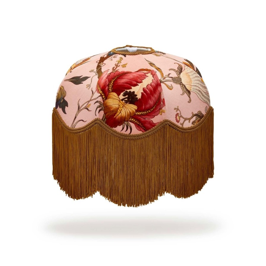 Accessories House of Hackney Lampshades | Artemis Velvet Tilia Lampshade-Blush