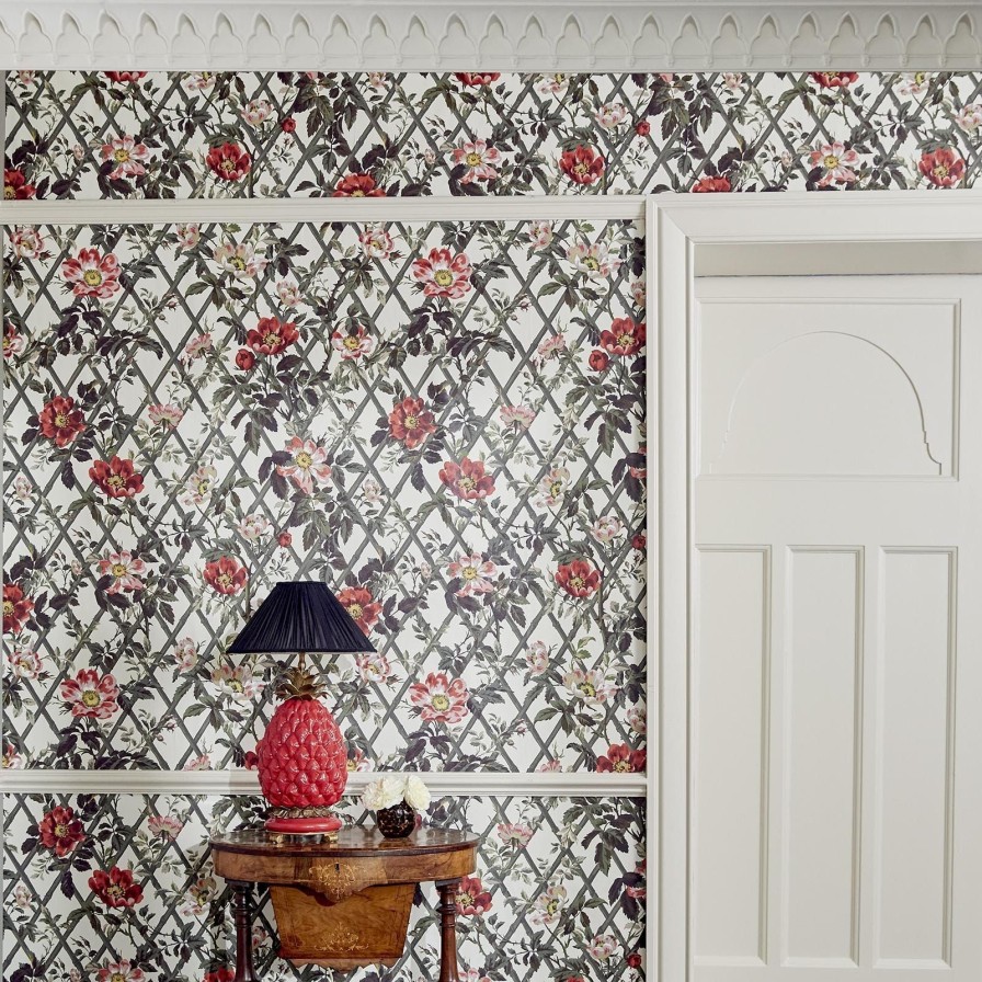 Wallpaper House of Hackney | Bryher Rose Wallpaper-Cinnabar