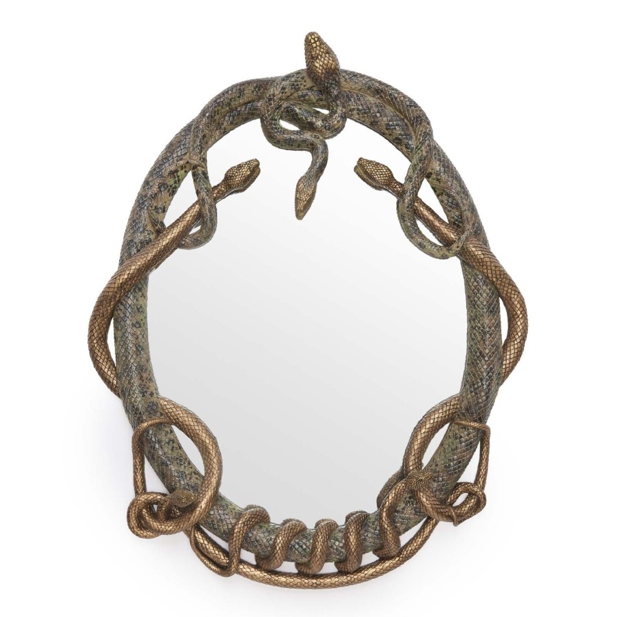 Accessories House of Hackney Mirrors | Serpentis Mirror-Verdigris