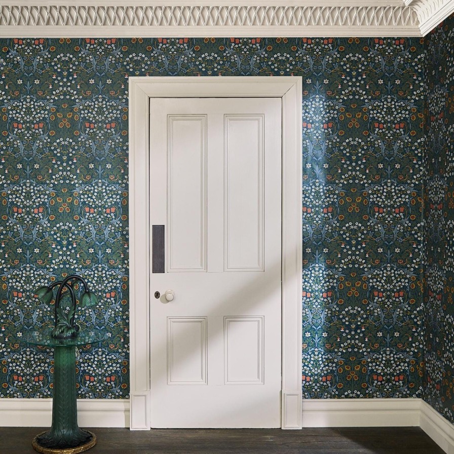 Wallpaper House of Hackney | Blackthorn Wallpaper-Billiard Green