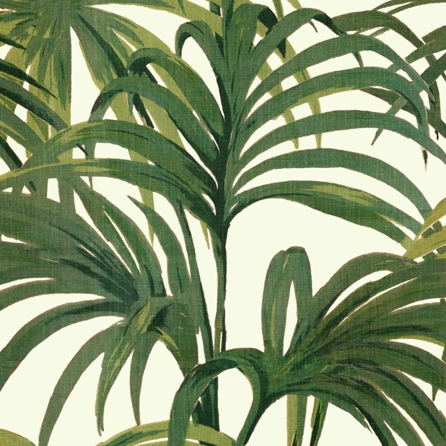 Wallpaper House of Hackney | Palmeral Wallpaper-Off White/Green Magna