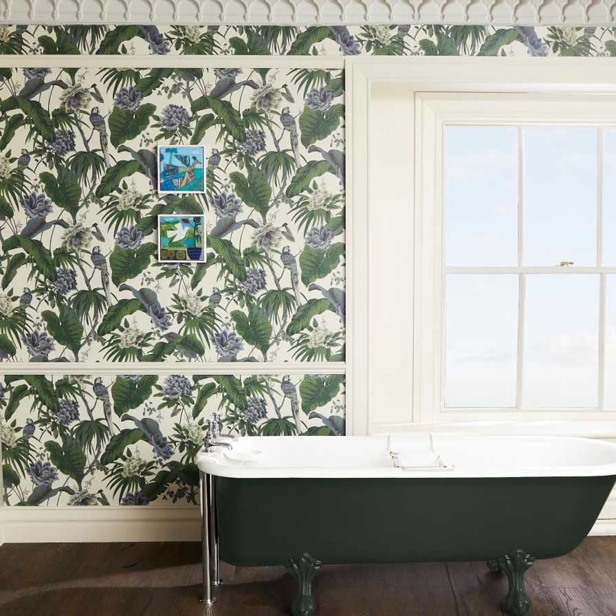 Wallpaper House of Hackney | Paradisa Wallpaper-Off White