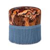 Furnishings House of Hackney Bottomans | Phantasia Velvet Bottoman-Selenite Orange