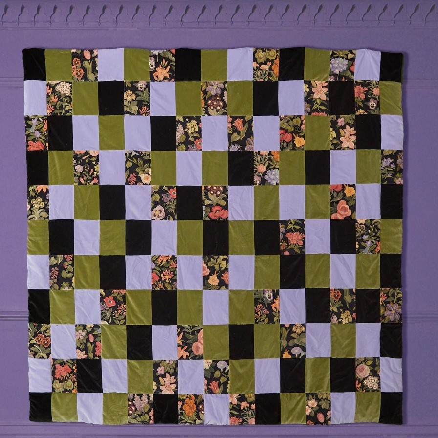 Furnishings House of Hackney Bedding | Gothic Garden Patchwork Quilt