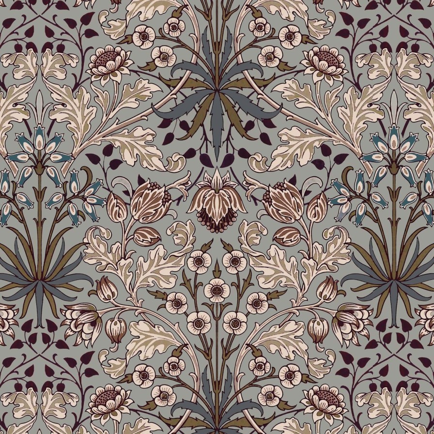 Wallpaper House of Hackney | Hyacinth Wallpaper-Dove Grey