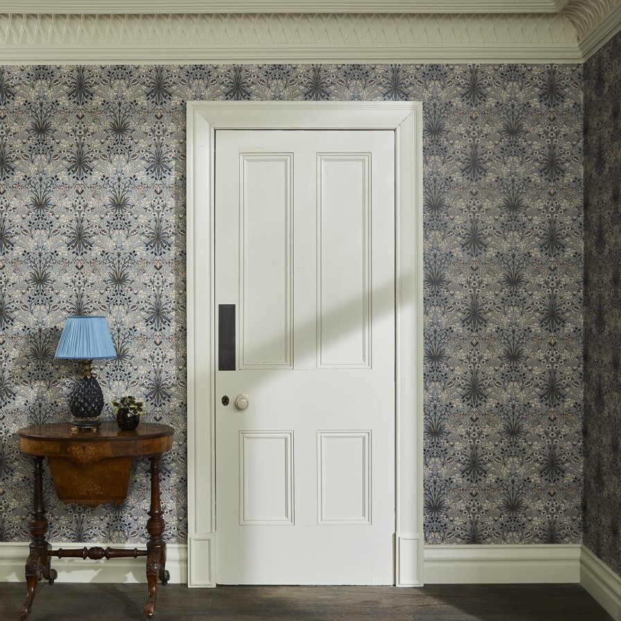 Wallpaper House of Hackney | Hyacinth Wallpaper-Dove Grey