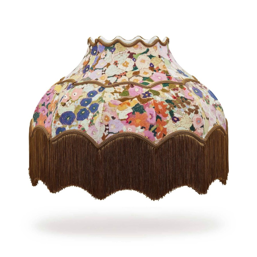Accessories House of Hackney Lampshades | Hollyhocks Velvet Isabella Lampshade-Spring