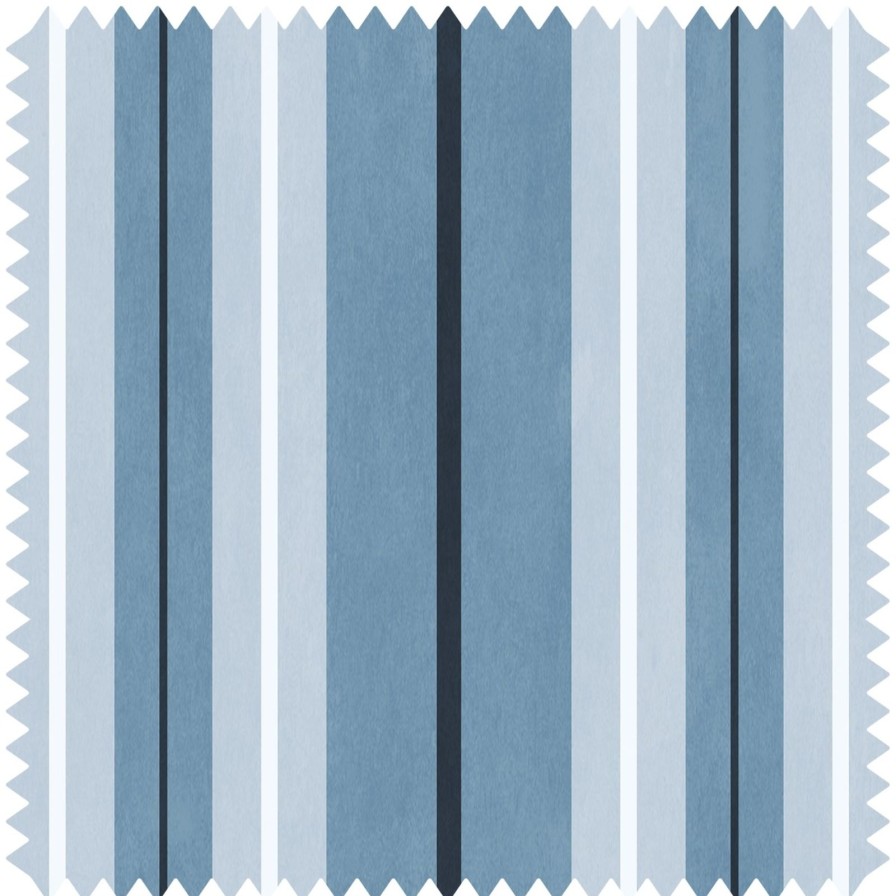 Wallpaper House of Hackney | Lauriston Stripe Cotton Satin Blind-Sky