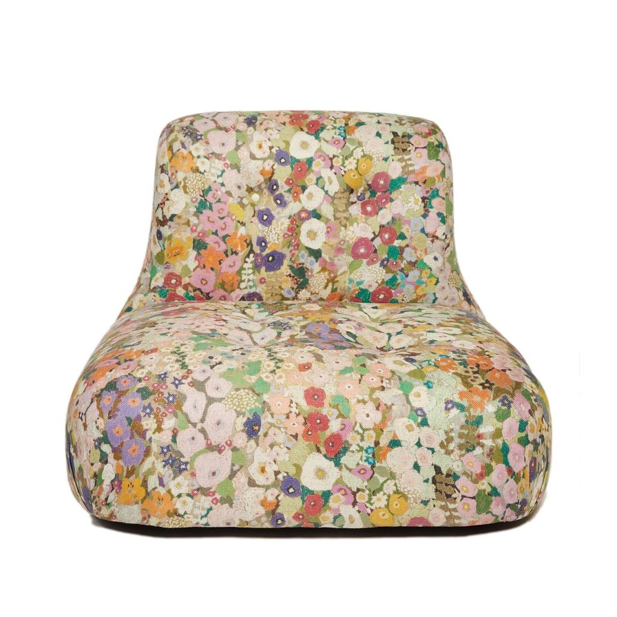 Furnishings House of Hackney Castle Chairs | Hollyhocks Viscose Castle Chair-Spring
