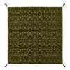 Furnishings House of Hackney Bedding | Anaconda Velvet Blanket-Olive Green