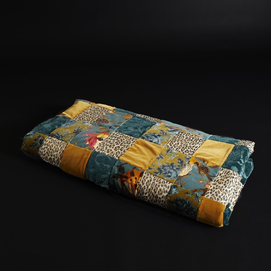 Furnishings House of Hackney Bedding | Wild Garden Patchwork Quilt