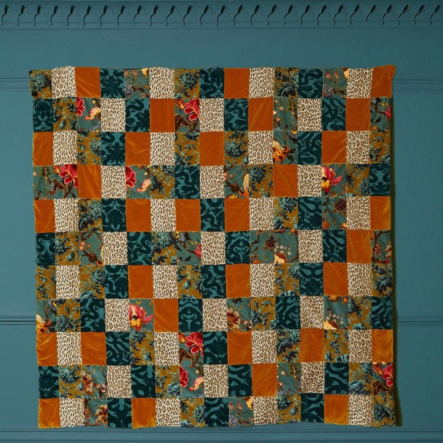 Furnishings House of Hackney Bedding | Wild Garden Patchwork Quilt