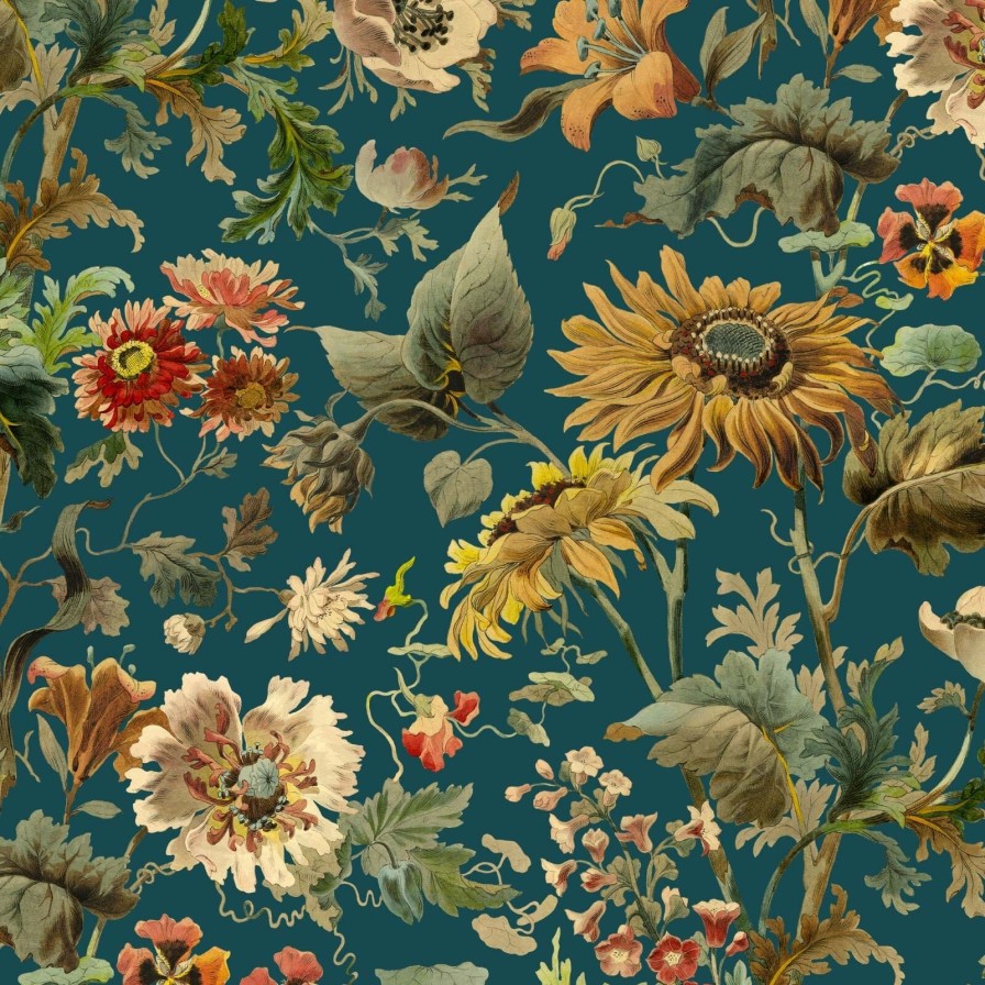 Wallpaper House of Hackney | Avalon Wallpaper-Petrol