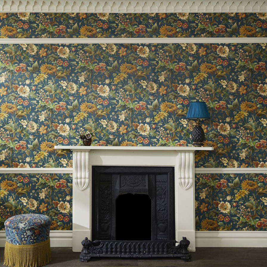 Wallpaper House of Hackney | Avalon Wallpaper-Petrol